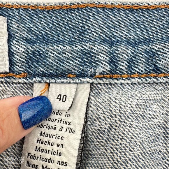 Calvin Klein Jeans Vintage Men's 1990's Denim Shorts Size 40 - Picture 5 of 7